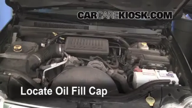 2005 Jeep Grand Cherokee Limited 4.7L V8 Oil Add Oil